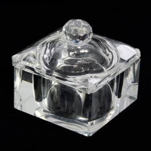 PSN Műköröm üveg tégely tetővel porcelán liquidhez