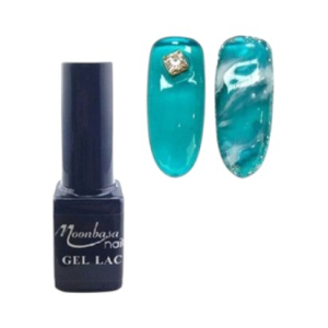 Moonbasa nails Amber Glass veghats gl lakk  / 466 /  OCEAN GREEN