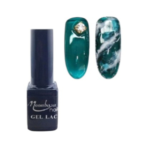 Moonbasa nails Amber Glass veghats gl lakk  / 468 / XMAS GREEN